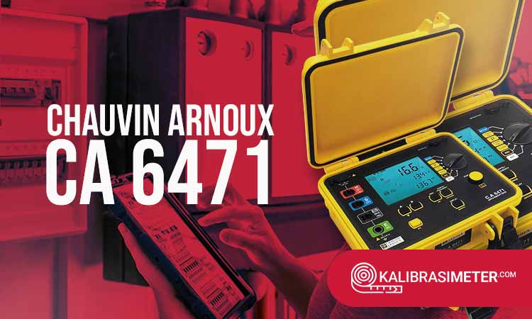 Earth Grounding Tester Chauvin Arnoux C.A 6471