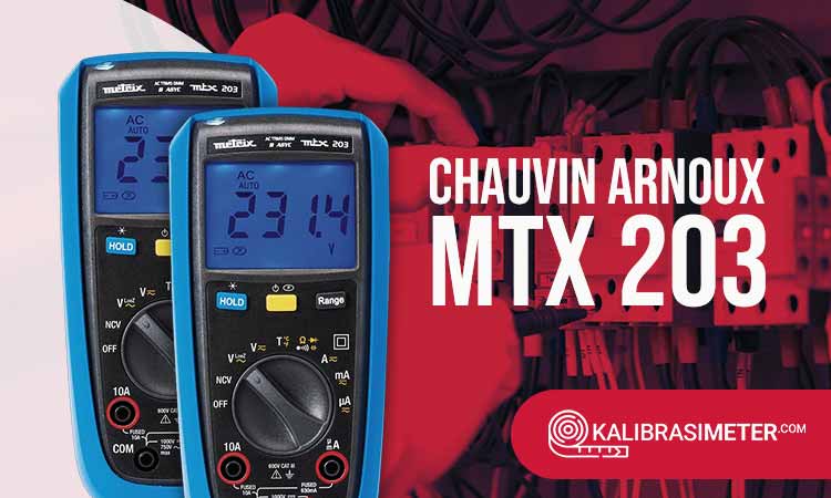 multimeter chauvin arnoux mtx 203