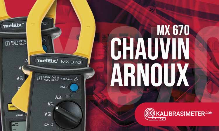 clamp meter Chauvin Arnoux MX 670