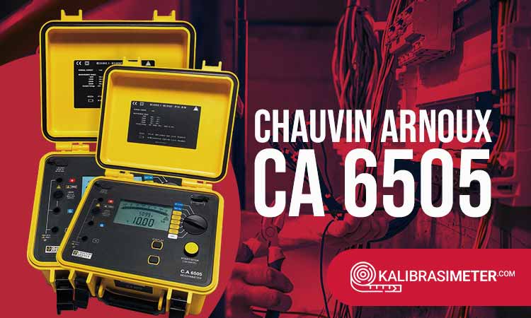Insulation Tester 5kv Chauvin Arnoux C.A 6505
