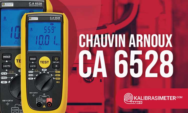 insulation tester Chauvin Arnoux C.A 6528