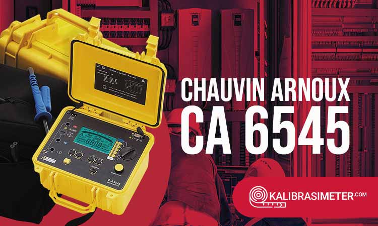 Insulation Tester 5kv Chauvin Arnoux C.A 6545